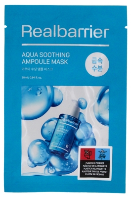 Real Barrier Aqua Soothing Ampoule Masque Tissu Visage 28 ml