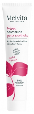 Melvita Mon Dentifrice pour Enfants Goût Fraise Bio 75 ml