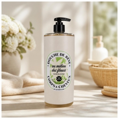 Authentine Douche de de Rêve Au Milieu des Fleurs 1 Litre