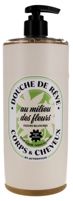 Authentine Douche de de Rêve Au Milieu des Fleurs 1 Litre