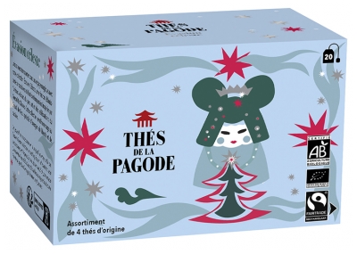 Thés de la Pagode Assortiment de 4 Thés Bio 20 Unités