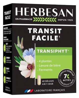 Herbesan Transiphyt Transit Facile 60 gélules
