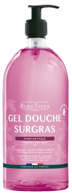 BeauTerra Gel Douche Surgras Figue d' 1 Litre