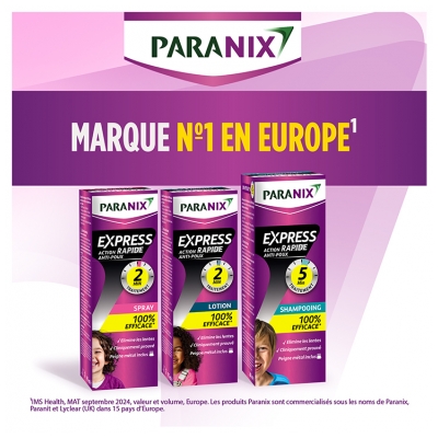 Paranix Express Lotion Anti-Poux Action Rapides 95 ml