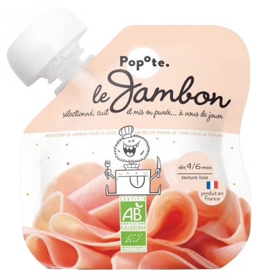 Popote Gourde Le Jambon Bio Dès 4/6 Mois 60 g