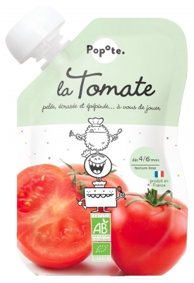 Popote Gourde La Tomate Bio Dès 4/6 Mois 120 g