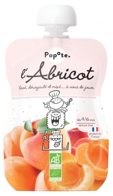 Popote Gourde L'Abricot Bio Dès 4/6 Mois 120 g