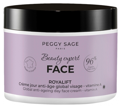 Peggy Sage Royalift Beauty Expert Face Crème Jour Anti-Âge Vitamine A 200 ml