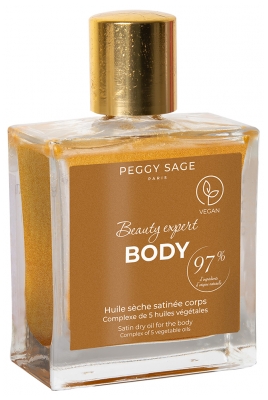 Peggy Sage Beauty Expert Body Huile Sèche Satinée Corps et Cheveux 50 ml
