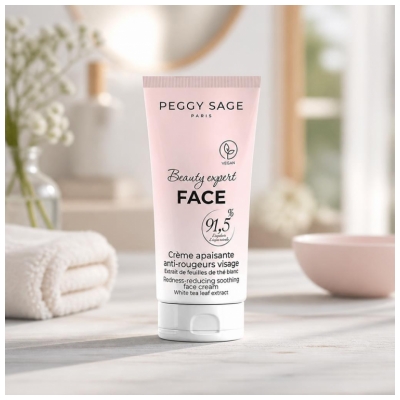 Peggy Sage Beauty Expert Face Crème Apaisante et Anti Rougeurs 50 ML