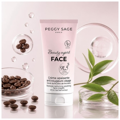Peggy Sage Beauty Expert Face Crème Apaisante et Anti Rougeurs 50 ML