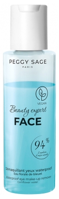 Peggy Sage Beauty Expert Face Démaquillant Yeux Waterproof Eau Florale de Bleuet 100 ml