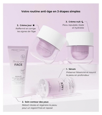 Peggy Sage Royalift Beauty Expert Face Crème Jour Anti-Âge Vitamine A 50 ml