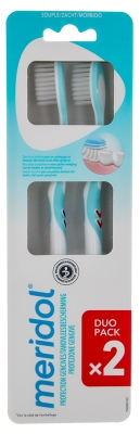 Meridol Brosse à Dents Gencives Fragiles Souple Duo