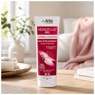 Arkopharma Veinoflux Gel Bien-Être Immédiat Apaise et Délasse 150 ml