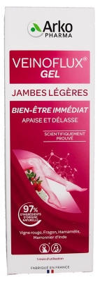 Arkopharma Veinoflux Gel Bien-Être Immédiat Apaise et Délasse 150 ml