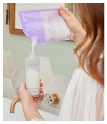 La Rosée Shampoing Flacon en Verre Vide Rechargeable 200 ml