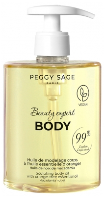 Peggy Sage Beauty Expert Body Huile de Modelage Corps Fleur d'Oranger 500 ml
