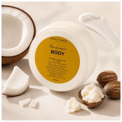 Peggy Sage Beauty Expert Body Graisse à Traire Monoï 130 g