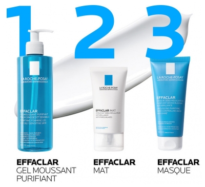 La Roche-Posay Effaclar la Roche Posay Mat+ Hydratant Matifiant Peaux Grasses 40 ml