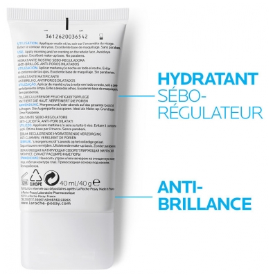 La Roche-Posay Effaclar la Roche Posay Mat+ Hydratant Matifiant Peaux Grasses 40 ml