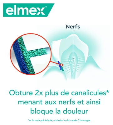 Elmex Sensitive Professional Dentifrice Lot de 2 x 75 ml