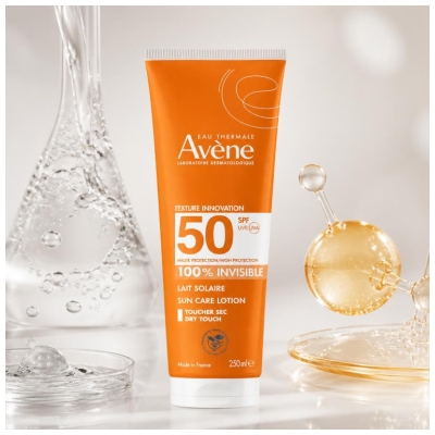 Avène Solaire Lait Invisible Toucher Sec SPF50 250 ml