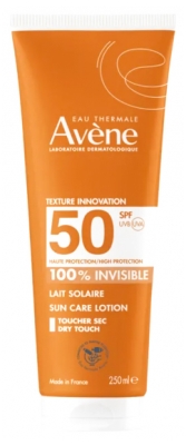 Avène Solaire Lait Invisible Toucher Sec SPF50 250 ml