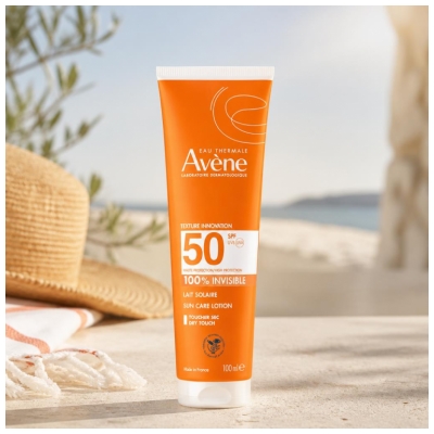 Avène Solaire Lait Invisible Toucher Sec SPF50 100 ml