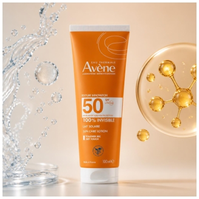Avène Solaire Lait Invisible Toucher Sec SPF50 100 ml