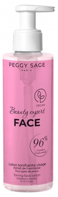 Peggy Sage Beauty Expert Face Lotion Tonifiante à l'Extrait de Framboise 200 ml
