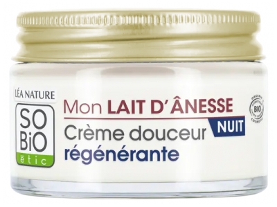 Léa Nature SO BIO étic Mon Lait d'Ânesse Crème Nuit Régénérante Bio 50 ml