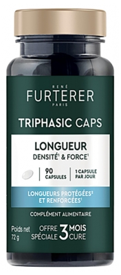 René Furterer Triphasic Caps Longueur Complément Alimentaire 90 Capsules