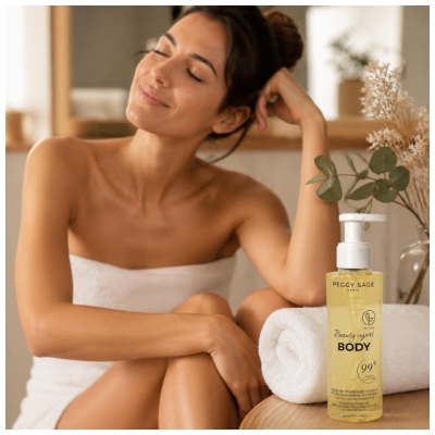 Peggy Sage Beauty Expert Body Huile de Modelage Corps Fleur d'Oranger 200 ml