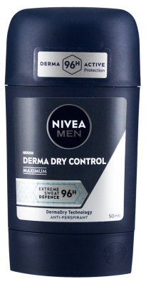 Nivea Men Derma Dry Control Déodorant Anti Perspirant 96 Heures 50 ML