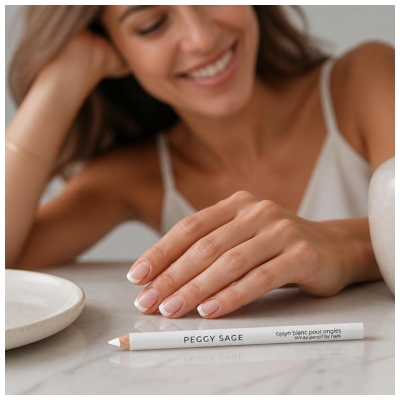 Peggy Sage Crayon Blanc pour Ongles 1,3 Grammes