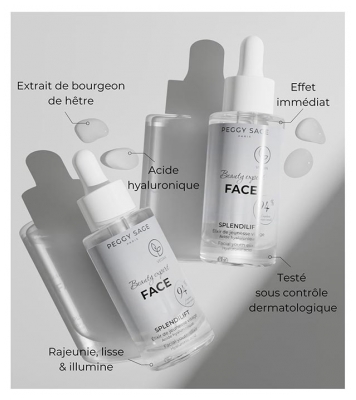 Peggy Sage Splendilift Beauty Expert Face Élixir de Jeunesse Acide Hyaluronique 15 ml