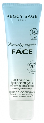 Peggy Sage Beauty Expert Face Gel Fraîcheur Hydratante Yeux Anti-Cernes et Anti-Poches 15 ml