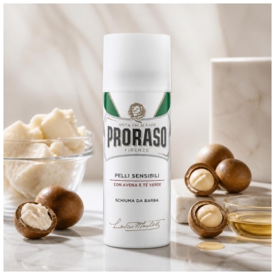 Proraso Mousse à Raser pour Peaux Sensibles 50 ml