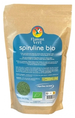 Flamant Vert Spiruline Bio Microgranules 370 Grammes