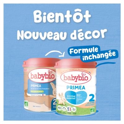 Babybio Primea 2 de 6 Mois à 12 Mois Bio 800 g