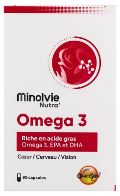 Minolvie Nutra' Oméga 3 90 Capsules