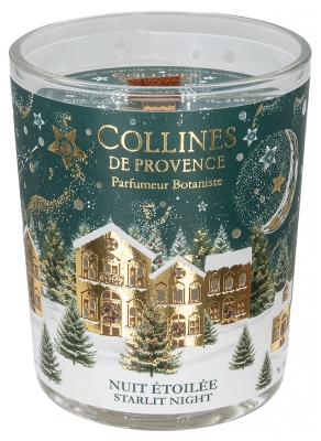 Collines de Provence Bougie 75 g Cannelle Orange - Senteur : Nuit Étoilée