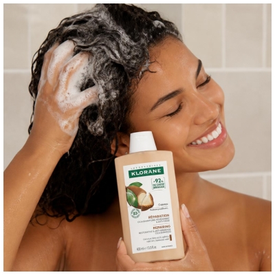 Klorane Réparation Cica-Shampoing Régénrant au Cupuaçu 400 ml