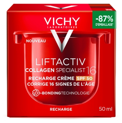 Vichy LiftActiv Crème Collagen Specialist 16 SPF50 Recharge 50 ml