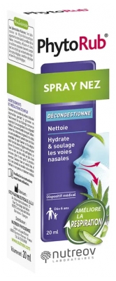 Nutreov PhytoRub Spray Décongestionnant Nez 20 ml