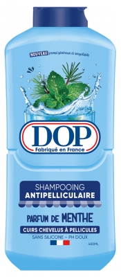 Dop Shampoing Antipelliculaire Cuir Chevelu à Pellicules Parfum Menthe 480 ml
