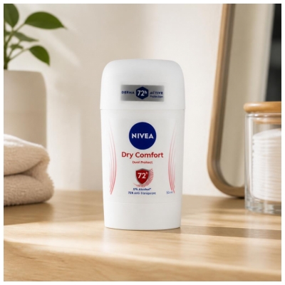 Nivea Dry Comfort Dual Protect Déodorant Anti-Transpirant 72 Heures 50 ML