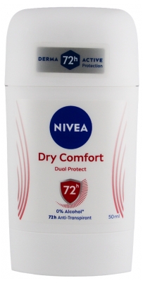 Nivea Dry Comfort Dual Protect Déodorant Anti-Transpirant 72 Heures 50 ML