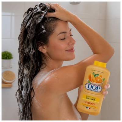 Dop Shampoing Brillance Vitamines pour Tous les Types de Cheveux 480 ml